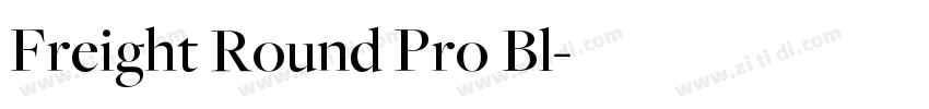 Freight Round Pro Bl字体转换